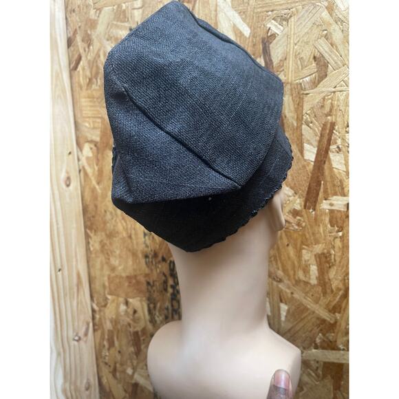 African black Aso-oke Men's Hat, African Men's Wedding Hat, Men's all Party Hat - Picture 6 of 6